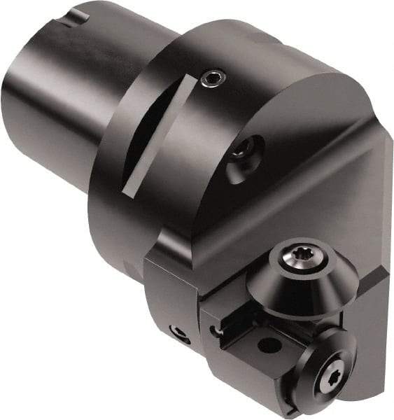 Seco - Insert Style Thread Chaser, 65mm Head Length, Left Hand Cut, External Modular Threading Cutting Unit Head - System Size C6, 45mm Center to Cutting Edge, Series Seco-Capto - Apex Tool & Supply