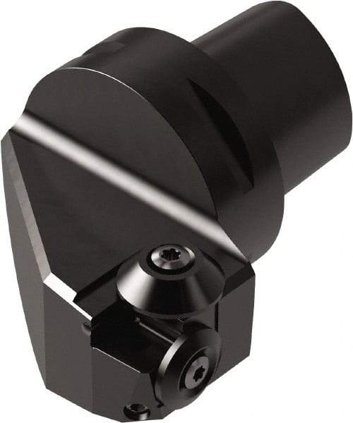 Seco - Insert Style Thread Chaser, 65mm Head Length, Right Hand Cut, External Modular Threading Cutting Unit Head - System Size C6, 45mm Center to Cutting Edge, Series Seco-Capto - Apex Tool & Supply