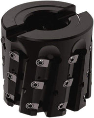 Seco - 63mm Cut Diam, 40mm Max Hole Depth, 1" Arbor Hole Diam, Internal/External Indexable Thread Mill - Insert Style 396.19-4005, 40mm Insert Size, 9 Inserts, Toolholder Style R396.19, 1" OAL - Apex Tool & Supply