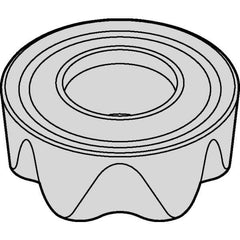 Kennametal - RCGT2006M0 LF Grade KCSM40 Carbide Milling Insert - AlTiN/TiN Finish, 1/4" Thick, 20mm Inscribed Circle - Apex Tool & Supply