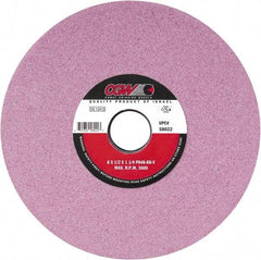 Camel Grinding Wheels - 4" Diam x 1-1/4" Hole x 1-1/2" Thick, I Hardness, 60 Grit Surface Grinding Wheel - Aluminum Oxide, Type 11, Medium Grade, Vitrified Bond, No Recess - Apex Tool & Supply