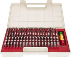 SPI - 250 Piece, 0.251-0.5 Inch Diameter Plug and Pin Gage Set - Plus 0.0002 Inch Tolerance, Class ZZ - Apex Tool & Supply