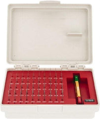 SPI - 50 Piece, 0.011-0.06 Inch Diameter Plug and Pin Gage Set - Plus 0.0002 Inch Tolerance, Class ZZ - Apex Tool & Supply