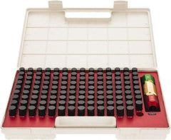 SPI - 125 Piece, 0.626-0.75 Inch Diameter Plug and Pin Gage Set - Plus 0.0002 Inch Tolerance, Class ZZ - Apex Tool & Supply