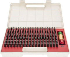 SPI - 250 Piece, 0.251-0.5 Inch Diameter Plug and Pin Gage Set - Minus 0.0002 Inch Tolerance, Class ZZ - Apex Tool & Supply