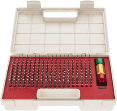 SPI - 185 Piece, 1.3-4.98mm Diameter Plug and Pin Gage Set - Minus 0.005mm Tolerance, Class ZZ - Apex Tool & Supply