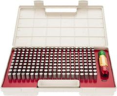 SPI - 200 Piece, 10-13.98mm Diameter Plug and Pin Gage Set - Minus 0.005mm Tolerance, Class ZZ - Apex Tool & Supply