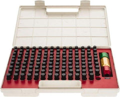 SPI - 125 Piece, 0.501-0.625 Inch Diameter Plug and Pin Gage Set - Minus 0.0002 Inch Tolerance, Class ZZ - Apex Tool & Supply