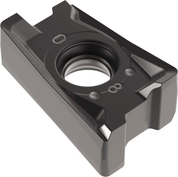 Kennametal - LNP433 GE Grade KC725M Carbide Milling Insert - TiN/TiCN/TiN Finish, 3/16" Thick, 3/64" Corner Radius - Apex Tool & Supply