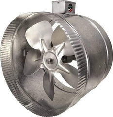Suncourt - 10" Diam, 1.7 Amp, 120 Volt Duct Fan - 460 CFM, Double Speed - Apex Tool & Supply