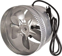 Suncourt - 10" Diam, 1.5 Amp, 120 Volt Duct Fan - 300 CFM, Single Speed - Apex Tool & Supply