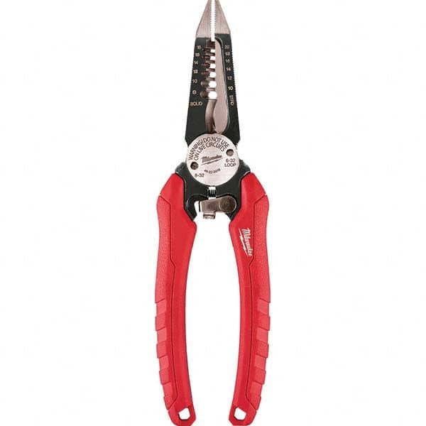 Milwaukee Tool - Wire & Cable Strippers Type: Wire Stripper/Cutter/Crimper Maximum Capacity: 18 AWG Solid, 20 AWG Stranded - Apex Tool & Supply