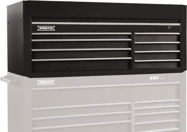 Proto - 8 Drawer Top Tool Chest - 66" Wide x 27" Deep x 27" High, Steel, Black - Apex Tool & Supply