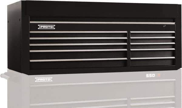 Proto - 10 Drawer Top Tool Chest - 66" Wide x 27" Deep x 27" High, Steel, Black - Apex Tool & Supply