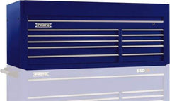 Proto - 10 Drawer Top Tool Chest - 66" Wide x 27" Deep x 27" High, Steel, Blue - Apex Tool & Supply