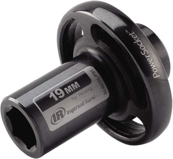 Ingersoll-Rand - 1/2" Drive 19mm Standard Impact Socket - 6 Points, 3-1/10" OAL - Apex Tool & Supply