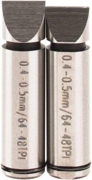 SPI - Micrometer Anvil - 0.4 to 0.5mm, Use with SPI Thread Micrometers - Apex Tool & Supply