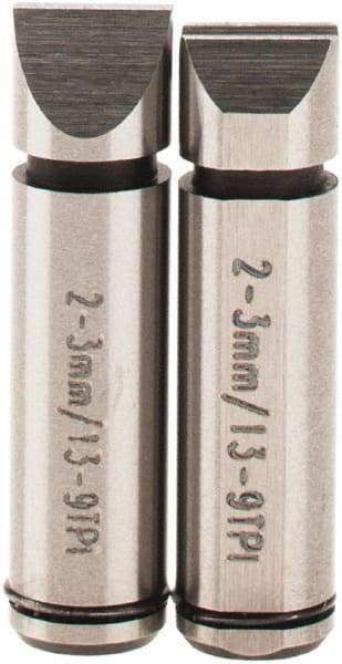 SPI - Micrometer Anvil - 2 to 3mm, Use with SPI Thread Micrometers - Apex Tool & Supply