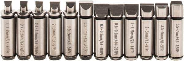 SPI - Micrometer Anvil - 0.4 to 0.7mm, Use with SPI Thread Micrometers - Apex Tool & Supply