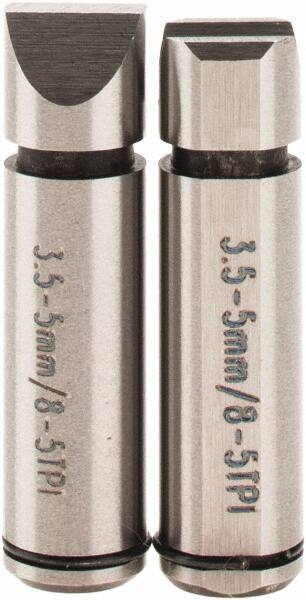 SPI - Micrometer Anvil - 4 to 5mm, Use with SPI Thread Micrometers - Apex Tool & Supply