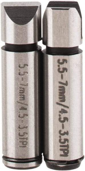 SPI - Micrometer Anvil - 6 to 7mm, Use with SPI Thread Micrometers - Apex Tool & Supply