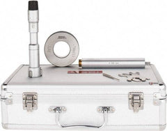 SPI - 1.2 to 1.6", 3.82" Gage Depth, Mechanical Inside Hole Micrometer - 0.0002" Graduation, 0.00016" Accuracy, Ratchet Stop Thimble - Apex Tool & Supply