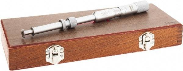 SPI - 1.05 to " Inside Range, 1 to 2" Outside Range, Mechanical Groove Micrometer - 0.001" Graduation, 0.0010" Accuracy, 0.52" Measuring Disc Diam, 0.03" Disc Edge Thickness - Apex Tool & Supply