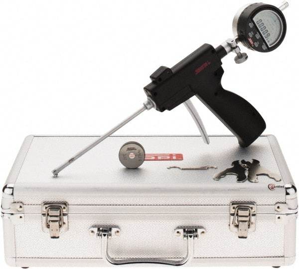 SPI - 0.275 to 0.35", 2" Deep, Pistol Grip Electronic Bore Gage - Up to 0.00016" Accuracy, 0.0001" Resolution, Includes Indicator - Apex Tool & Supply
