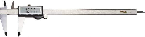 SPI - 0 to 12" Range 0.0005" Resolution, IP54 Electronic Caliper - Stainless Steel with 2-1/2" Stainless Steel Jaws, 0.0015" Accuracy - Apex Tool & Supply