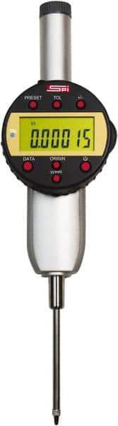 SPI - 0 to 2" Range, 0.00005" Graduation, Electronic Drop Inidicator - 0.0002" Accuracy - Apex Tool & Supply