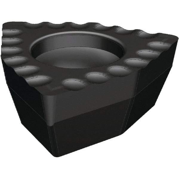 Kennametal - DFT06T308 DS Grade KCU40 Carbide Indexable Drill Insert - TiAlN Finish, Trigon, 4.4mm Inscribed Circle - Apex Tool & Supply