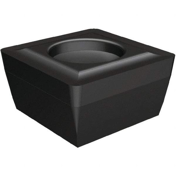 Kennametal - SPGX6 LP Grade KCU25 Carbide Indexable Drill Insert - AlTiN Finish, Square, 1/4" Inscribed Circle - Apex Tool & Supply