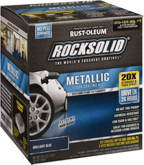 Rust-Oleum - 70 oz Gloss Blue Floor Coating - Low Odor - Apex Tool & Supply
