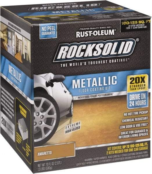 Rust-Oleum - 70 oz Gloss Amaretto Floor Coating - Low Odor - Apex Tool & Supply