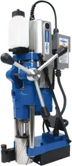 Hougen - 3/4" Chuck, 4" Travel, Portable Magnetic Drill Press - 70, 120, 200 & 332 RPM, 13 Amps, 1553 Watts, 115 Volts, 2' Cord Length - Apex Tool & Supply