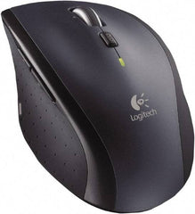 Logitech - Black Wireless Mouse - Use with Mac OS X 10.4 & Later,Windows XP, Vista, 7, 8 - Apex Tool & Supply