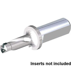 Kennametal - 53mm Max Drill Depth, 2xD, 26.5mm Diam, Indexable Insert Drill - 2 Inserts, 32mm Shank Diam, Straight Shank - Apex Tool & Supply