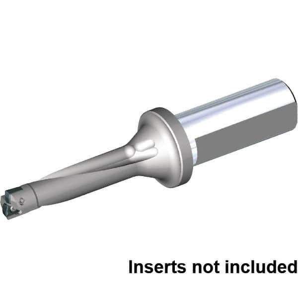 Kennametal - 62mm Max Drill Depth, 4xD, 15.5mm Diam, Indexable Insert Drill - 2 Inserts, 20mm Shank Diam, Straight Shank - Apex Tool & Supply
