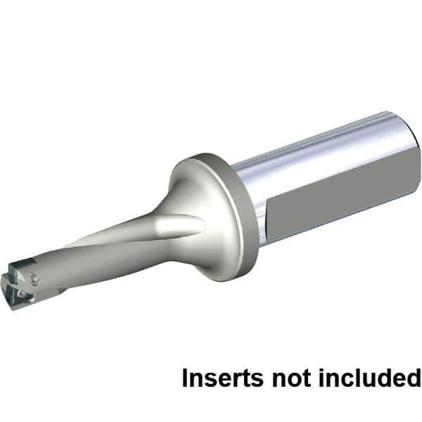 Kennametal - 43.5mm Max Drill Depth, 3xD, 14.5mm Diam, Indexable Insert Drill - 2 Inserts, 20mm Shank Diam, Straight Shank - Apex Tool & Supply