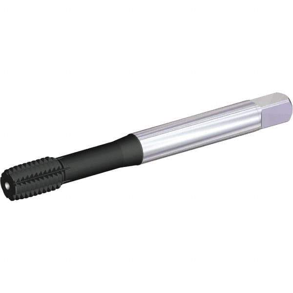 Kennametal - M12x1.25 Metric Fine D9 Thread Limit Bottoming Thread Forming Tap - Powdered Metal High Speed Steel, AlCrTiN Finish, 110mm OAL, 18mm Thread Length - Apex Tool & Supply