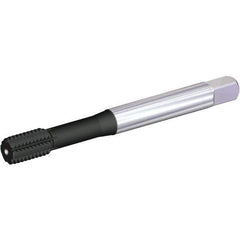 Kennametal - M6x1.00 Metric D8 Thread Limit Modified Bottoming Thread Forming Tap - Powdered Metal High Speed Steel, AlCrTiN Finish, 80mm OAL, 13mm Thread Length - Apex Tool & Supply