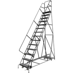 TRI-ARC - Rolling & Wall Mounted Ladders & Platforms Type: All-Directional Ladder Style: Rolling Safety Ladder - Apex Tool & Supply
