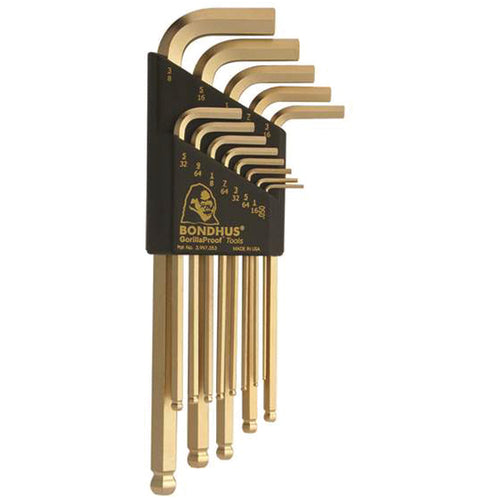 10PC BALL END L-WRENCH SET - Apex Tool & Supply