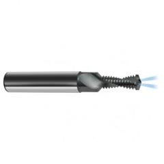 M6 x 0.75 2FL Carbide 2XD Drill/Thread Mill-Coolant Thru-TiCN - Apex Tool & Supply