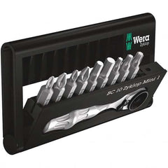 Wera - Screwdriver Bit Sets Type: Insert Bit Set Drive Size: 1/4 (Inch) - Apex Tool & Supply