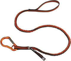 Ergodyne - 38" Tool Lanyard - Carabiner Connection, 60" Extended Length, Gray - Apex Tool & Supply