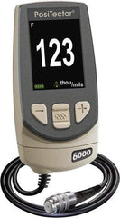 Made in USA - 0 to 250 mil Color LCD Coating Thickness Gage - For Use with PosTector 200, 6000, DPM, SPG & UTG Probes - Apex Tool & Supply