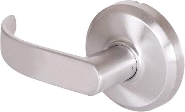 Stanley - Grade 2 Dummy Lever Lockset for 1-3/8 to 2" Thick Doors - 2-3/4" Back Set, Keyless Cylinder, Brass Alloy, Chrome Finish - Apex Tool & Supply