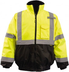 OccuNomix - Size 3XL Hi-Viz Yellow & Black High Visibility Jacket/Coat - Apex Tool & Supply