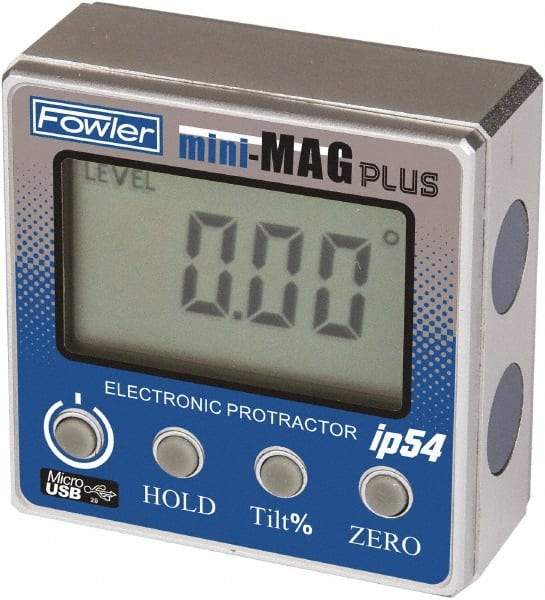 Fowler - Digital & Dial Protractors Style: Protractor Measuring Range (Degrees): 360.00 - Apex Tool & Supply